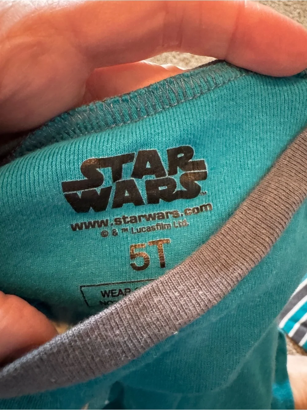 Set of 2 pairs of Star Wars Pajamas PJs Boys Girls 5T Snug fit long sleeve pants